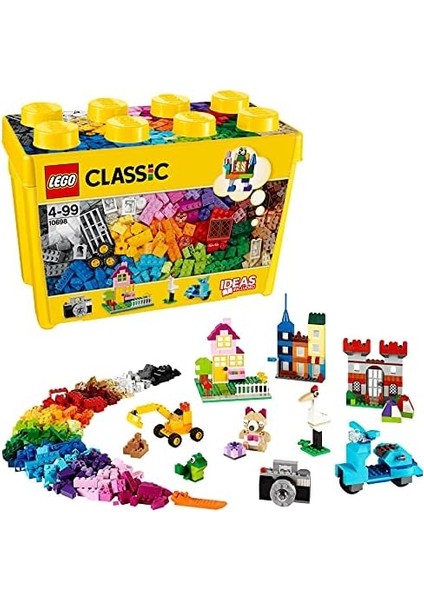 Classic Lego® Büyük Boy Yaratıcı Yapım Kutusu 10698-4 Yaş ve Üzeri Çocuklar Için Yaratıcı Oyuncak Yapım Seti (790 Parça)
