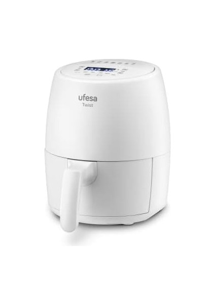Twist Airfryer, 2 L, 6 Programlı, 1200 W, Zaman Ayarlı Saat, 80 Ila 200 Derece Sıcaklık, Yapışmaz Kaplama , Beyaz