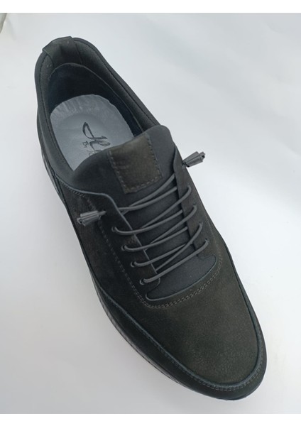 Siyah Nubuk Deri Erkek Ayakkabı