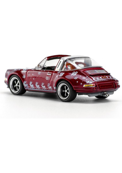 1/64 Porsche Singer Targa Christmas Edition 2023 Kırmızı fırsatları