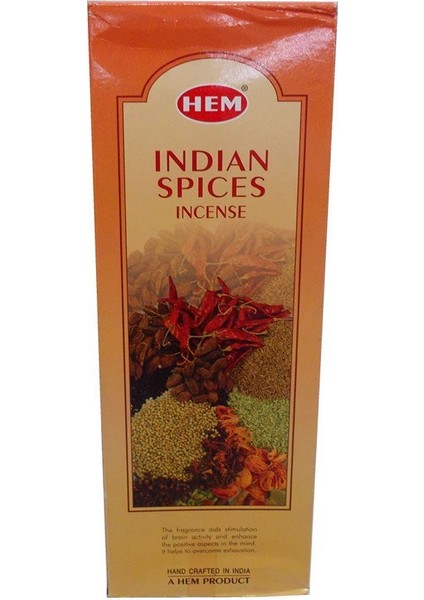 Hint Baharatları Kokulu 20 Çubuk Tütsü - Indian Spices
