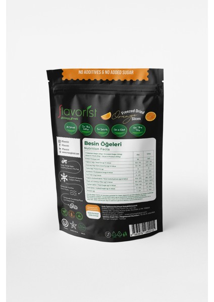 Freeze Dried Portakal Dilim 20 gr modelleri