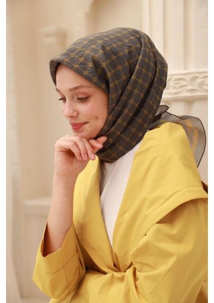 Olinda Eşarp - 48004 - Füme Sarı