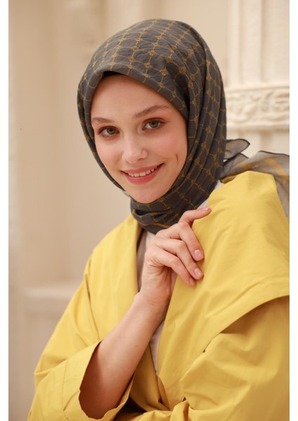 Olinda Eşarp - 48004 - Füme Sarı fırsatları