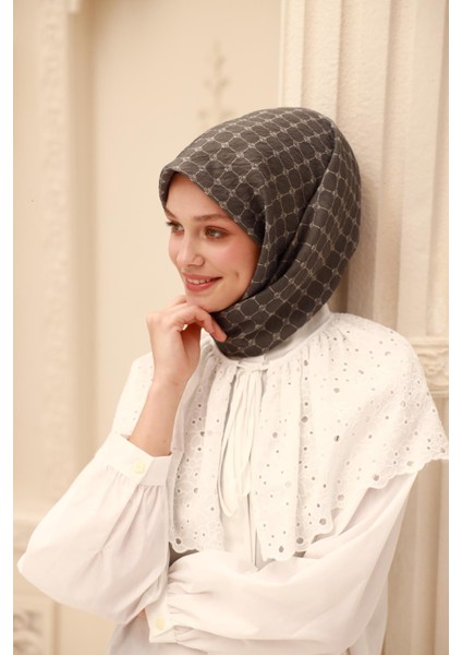 Olinda Eşarp - 48004 - Antrasit Ekru