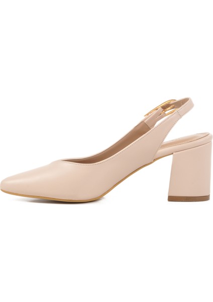Krem Topuklu Kadın Abiye Ayakkabı fiyatları