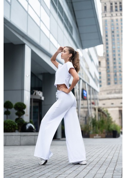 Dar Kesim Bağcıklı Spor Mumbai Ispanyol Paça Yoga Pantalon fiyatları