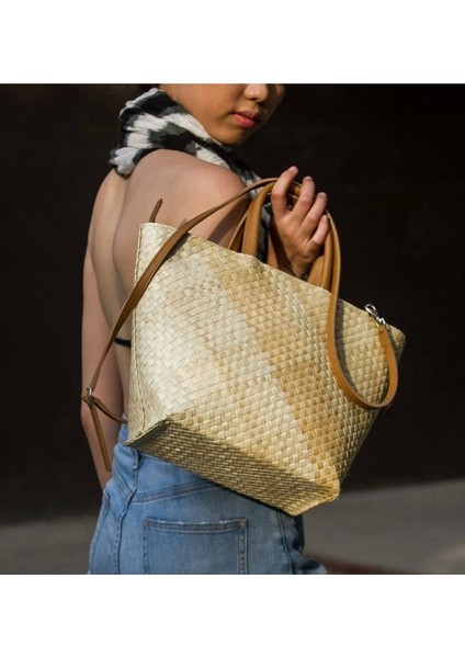 Miranda City Bag El Yapımı Hasır Kol Çantası