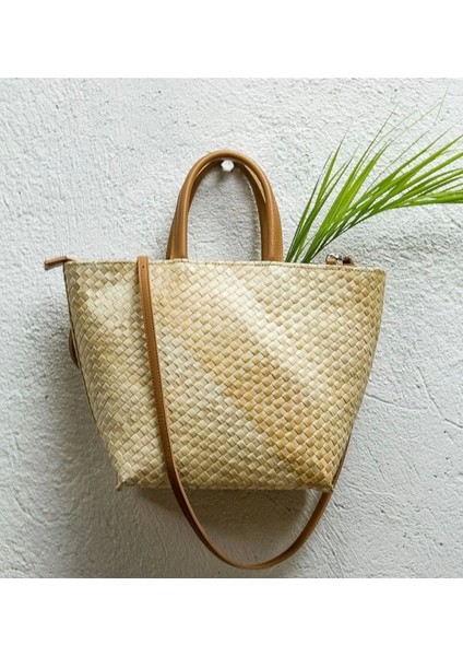Miranda City Bag El Yapımı Hasır Kol Çantası