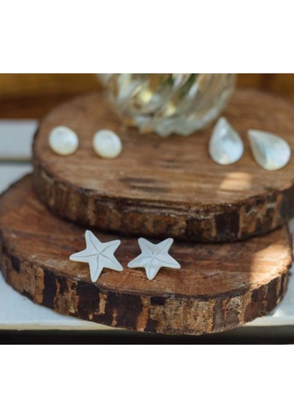 Starfish Stud Earrings El Yapımı Küpe