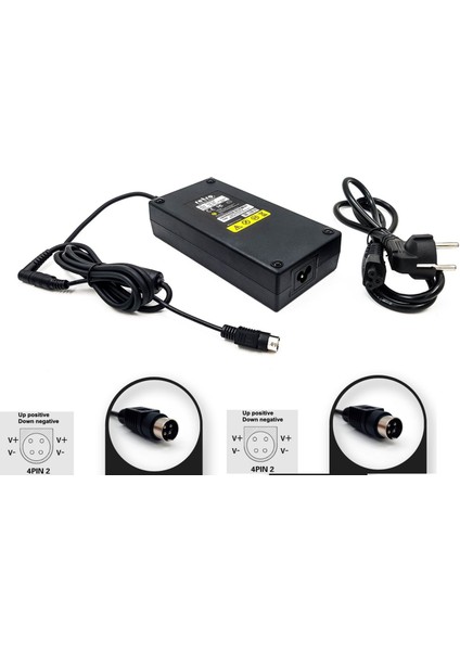 24V 2.2A 53W 4-Pin Dın Erkek 4pın2 Adaptör Retro