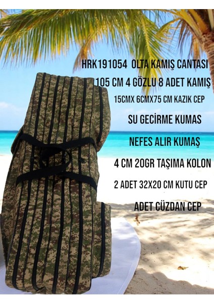 Olta Kamış Cantası 105 cm 4 Gözlü
