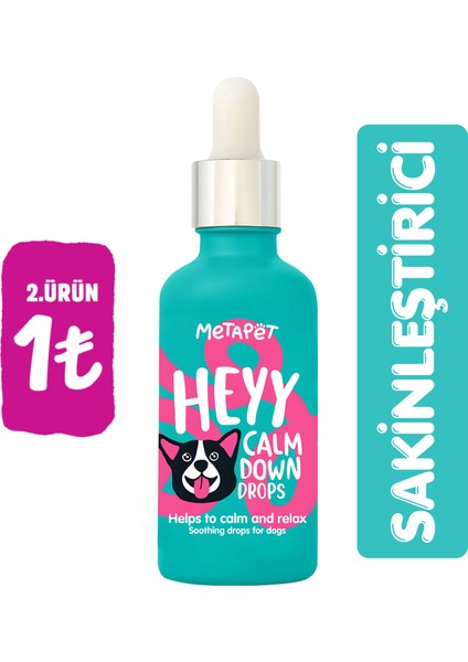 Köpekler Için Sakinleştirici Damla, Doğal Stress Önleyici, Anti Havlama Vitaminleri