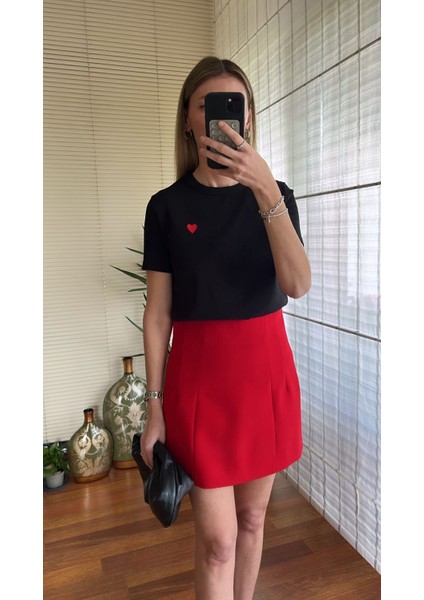 Siyah Kalpli Tshirt