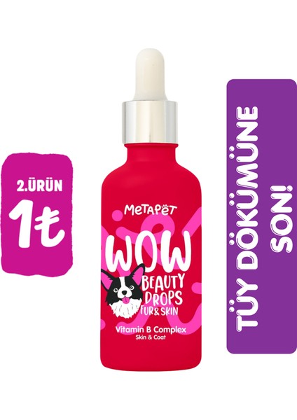 Tüy Döken Köpeklere -Biotin Sağlığı Damlası, Dökülmesi Engelleyici Önleyici, Tüy Dökme için Vitamini