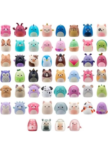 AL0001-1 Squish-A-Longs 2 Figür + Yüzük Sürpriz Paket 24LÜ Display seri 1