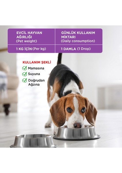 Köpekler için C Vitamini ve Lysine Vitaminleri Damlası, Suyuna veya Mamasına indirimleri