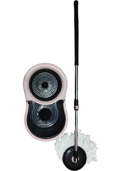 Sillgech 360 Smart Mop Jr. Black Siyah Temizlik Paspas Seti Pembe