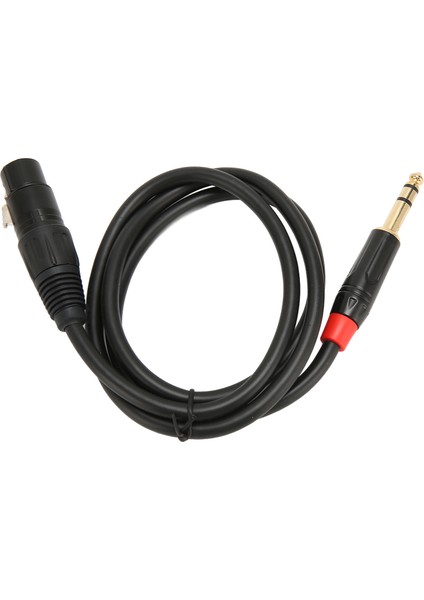Xlr Dişi - Trs Kablo 3 Pin Xlr - 6.35MM Trs Ses Stereo Fiş Kablosu 1m Müzik Için (Yurt Dışından) fiyatları