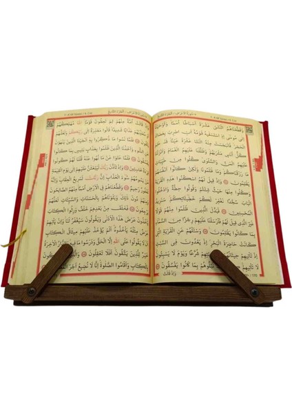 Münzevi Masaüstü Ahşap 5 Kademeli Rahle/Tablet/Kitap Okuma Standı