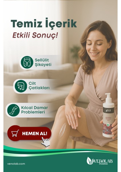 Nemlendirici Bacak Bakım Kremi (Varis,selülit,lipödeme Özel)