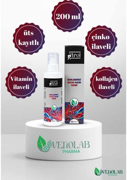 Nemlendirici Bacak Bakım Kremi (Varis,selülit,lipödeme Özel)