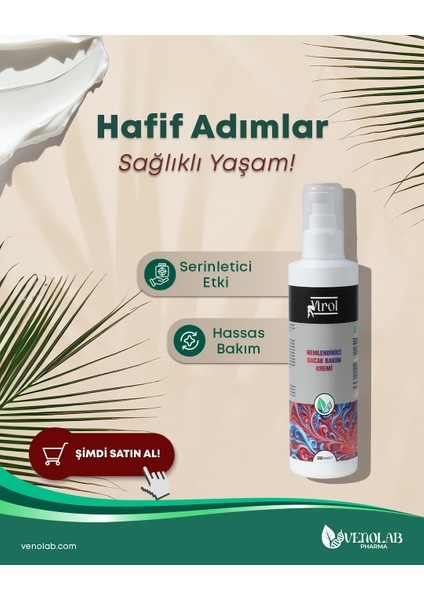 Nemlendirici Bacak Bakım Kremi (Varis,selülit,lipödeme Özel)
