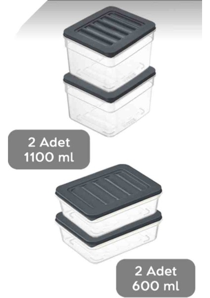 Mikrodalga ve difriz uyumlu saklama kabı buzdolabı düzenleyici buzluk organizer set buzluk kabı