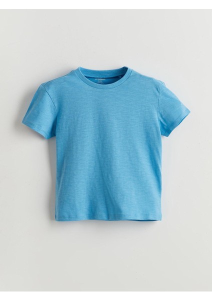 Lcw Kids Bisiklet Yaka Basic Erkek Çocuk Tişört (S5)