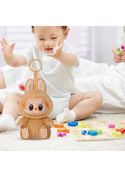 Labubu Have A Seat, Sevimli Canavarlar Labubu Renkli Peluş Oyuncak Anahtarlık Moda Çanta fırsatları