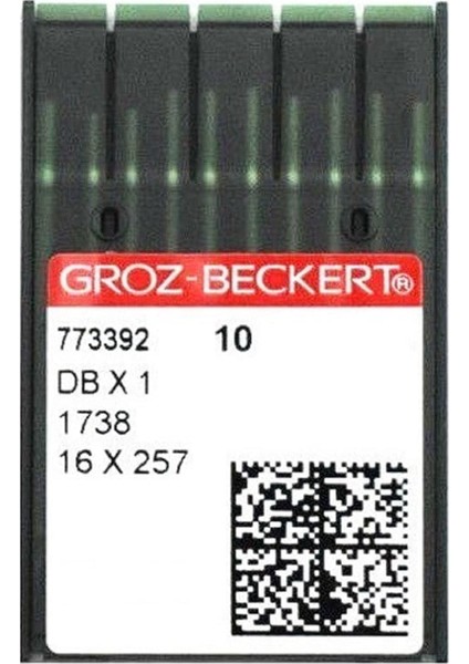 Düz Makine Ince Dip Dikiş Iğnesi / Dbx1 (10 Adet )