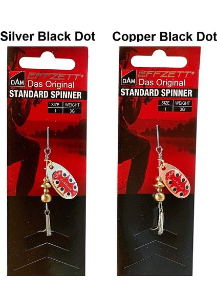 Dam Effzett Standard Spinner 3gr 1 Numara Döner Kaşık