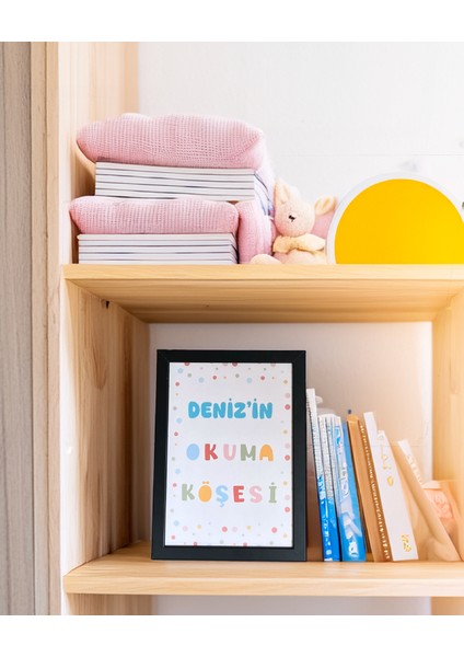 Çocuk Odası Okuma Köşesi Isme Özel Poster