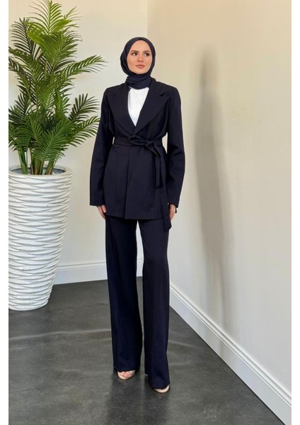 Daizy Blazer Ceket Takım Lacivert