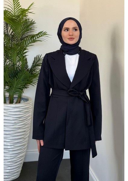 Daizy Blazer Ceket Takım Lacivert