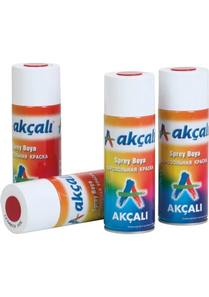 Akçalı Sprey Boya 400 ml Oksit Sarı 318