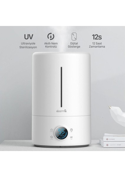 Deerma Ultraviyole Ultrasonic Soğuk Buhar Makinesi F628S modelleri