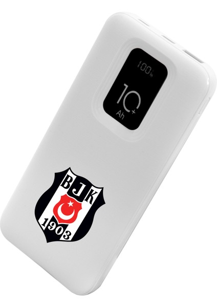 Beşiktaş Lisanslı Taraftar 10.000 mAh Powerbank Şarj Cihazı Lk-P-1-Bjk