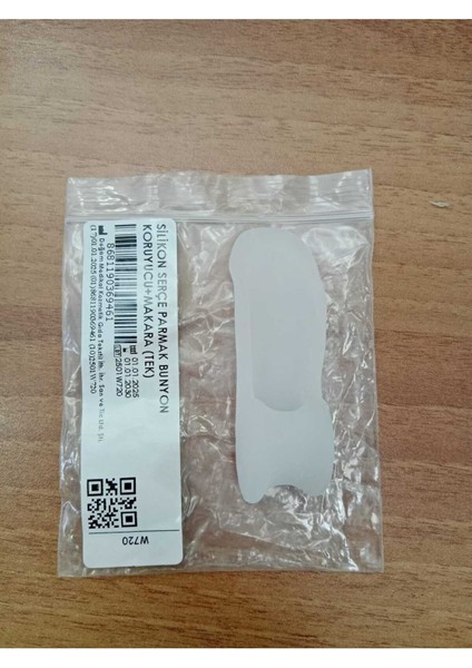 Silikon Ayak Serçe Parmak Kemik Koruyucu Bunyon Tekli