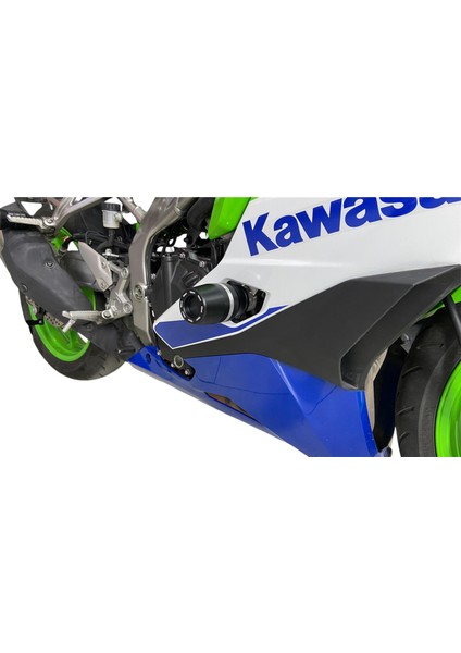 -Kawasaki ZX4RR Uyumlu Grenaj Koruma Takozu (Siyah)