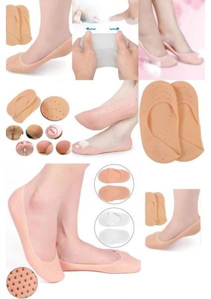 Çok Amaçlı Ayak Topuk Çatlak Çorabı 2'li fiyatları