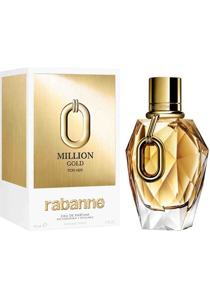 Rabanne Million Gold For Her Edp 90 ml