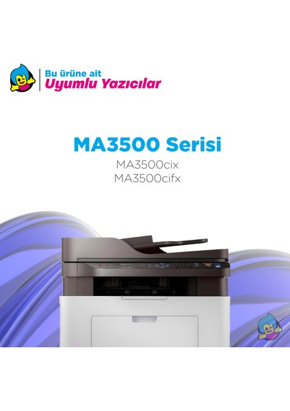 Kyocera TK-5370 Muadil Toner Takım – Ecosys MA3500CIX, MA3500CIFX, PA3500CX Yazıcılarla Uyumlu, Çipli fiyatları