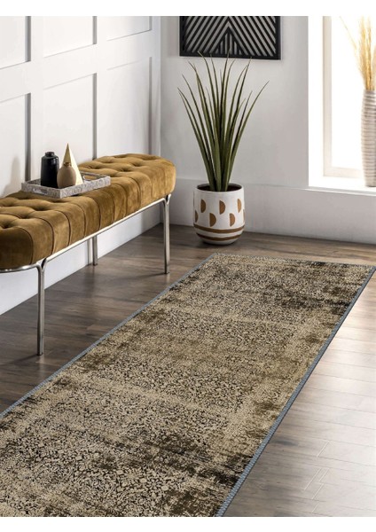 Klumor Eskitme Desen Dokuma Taban Salon - Oturma Odası Halısı