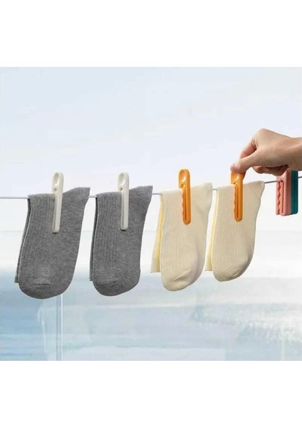 Çok Amaçlı Mandal Klips – Poşet Kapatıcı & Havlu Askısı – Renkli Plastik Klips (20 Adet) fırsatları