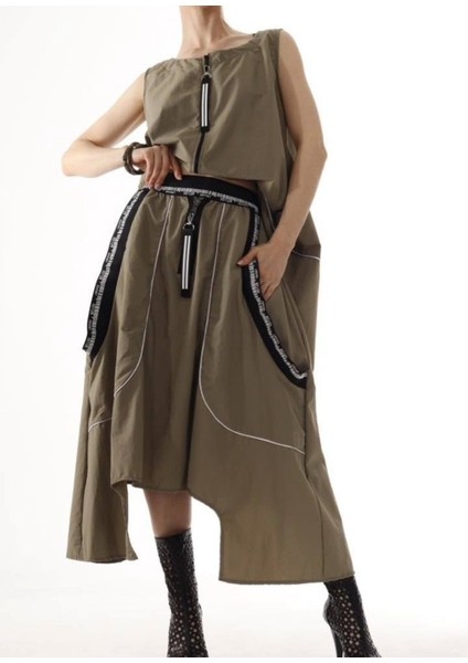 Tasarım Bluz Etek Takım