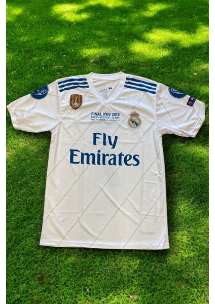 Nostaljik Real Madrid 2018 Final Kyiv Ronaldo Forması