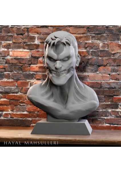 Attack On Titan Reiner Zırhlı Armored Titan Figür Büst Anime Manga 15 cm