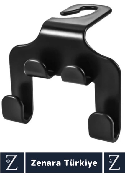 Premium Sert Plastik Yüksek Ağırlık Güçlü Tutuş Çanta Takım Elbise Araç Arka Koltuk Kancası 4 Adet fiyatları