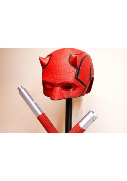 Daredevil Maske Clubs Nunchaku Figür 3’lü Figür Set